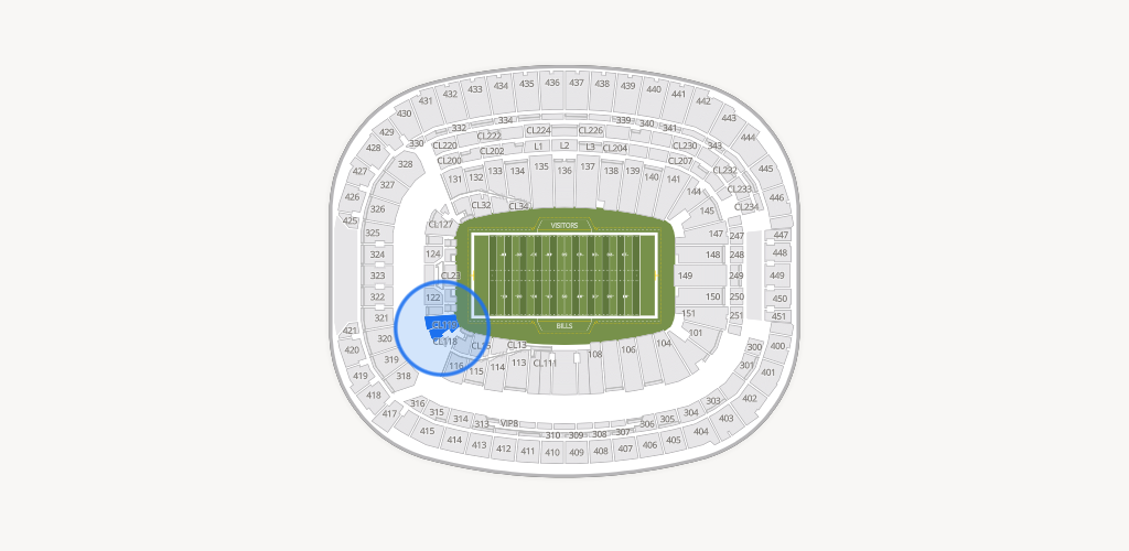 Highmark Stadium - NY Seating Chart