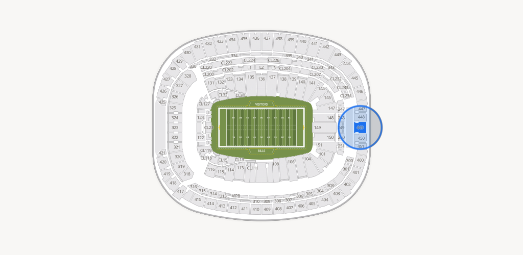 Highmark Stadium - NY Seating Chart