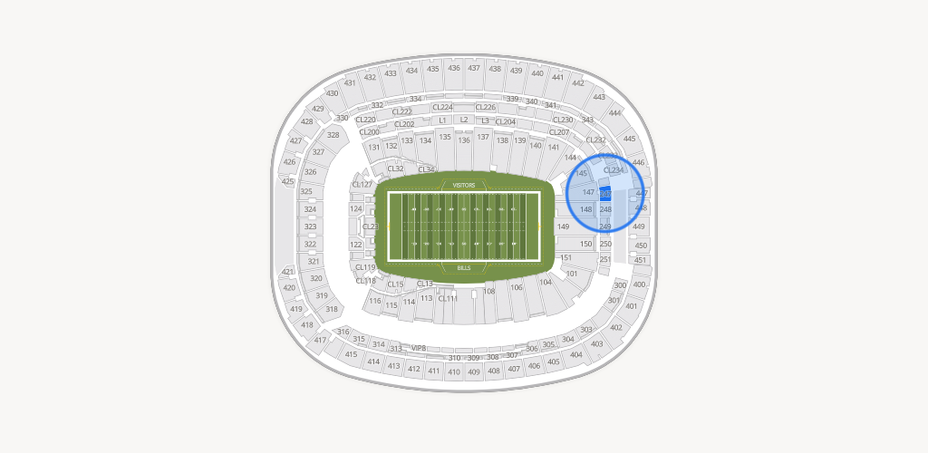 Highmark Stadium - NY Seating Chart