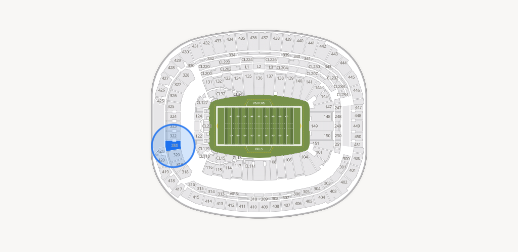 Highmark Stadium - NY Seating Chart