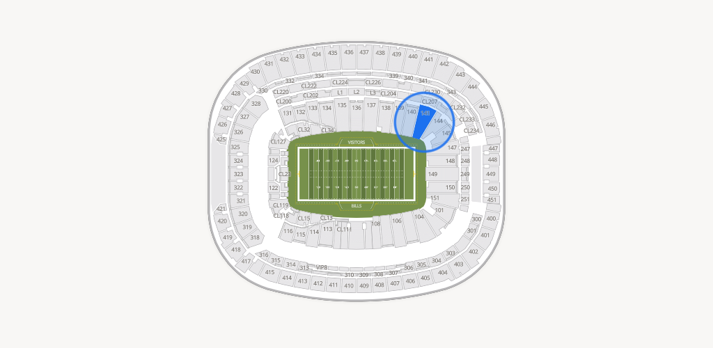 Highmark Stadium - NY Seating Chart