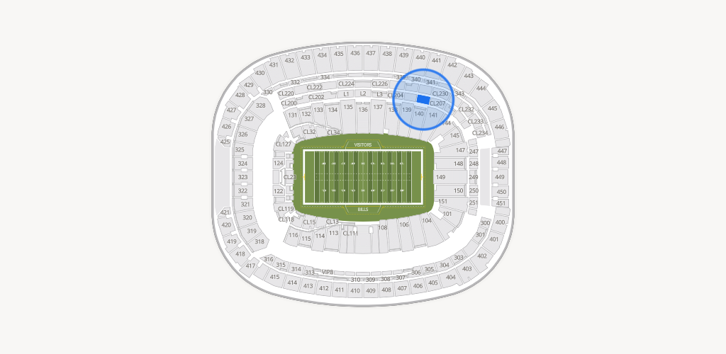 Highmark Stadium - NY Seating Chart
