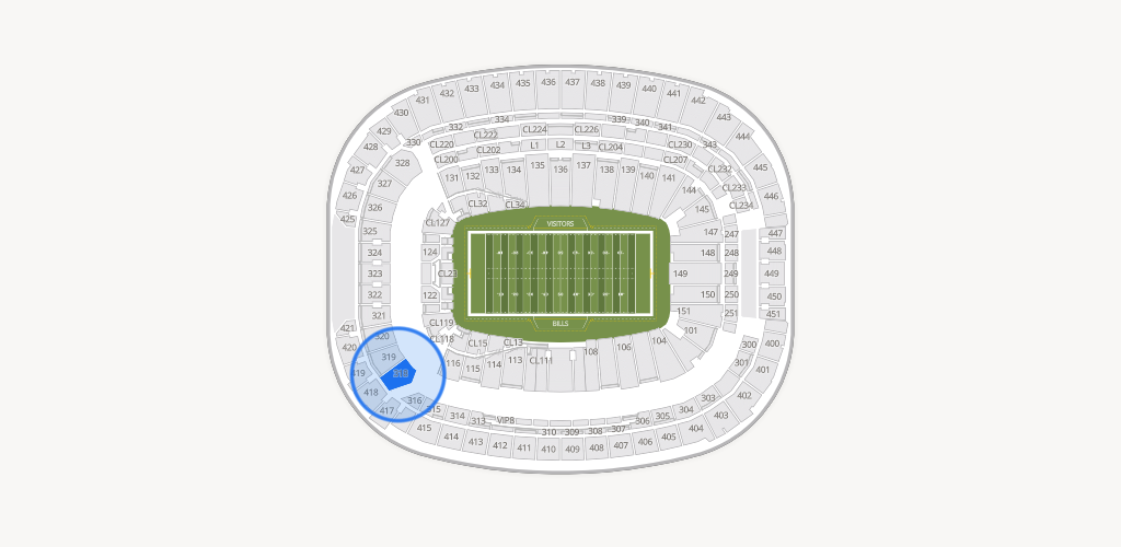 Highmark Stadium - NY Seating Chart