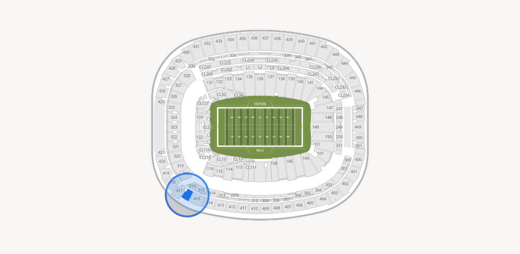 Highmark Stadium - NY Seating Chart