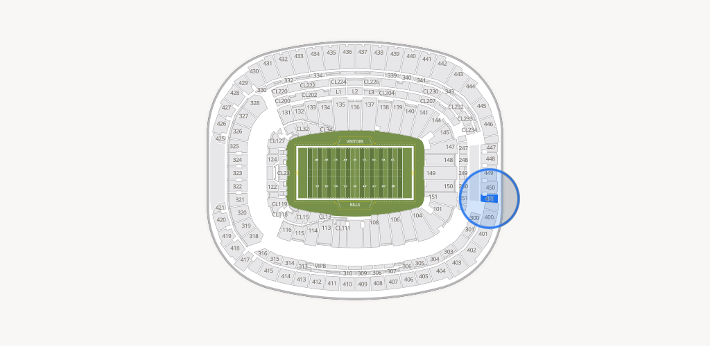 Highmark Stadium - NY Seating Chart