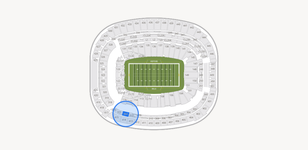 Highmark Stadium - NY Seating Chart