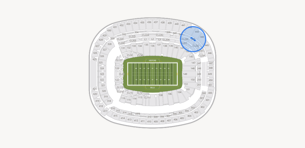 Highmark Stadium - NY Seating Chart