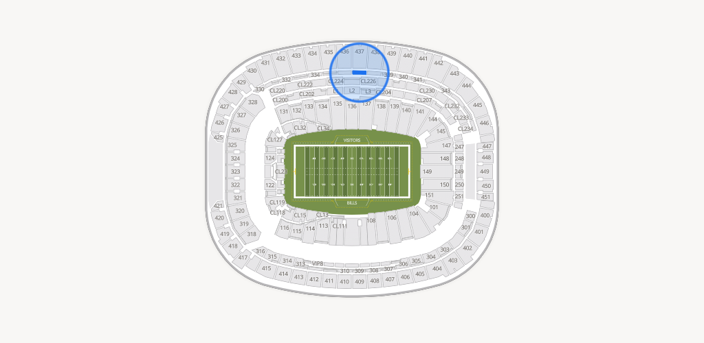 Highmark Stadium - NY Seating Chart