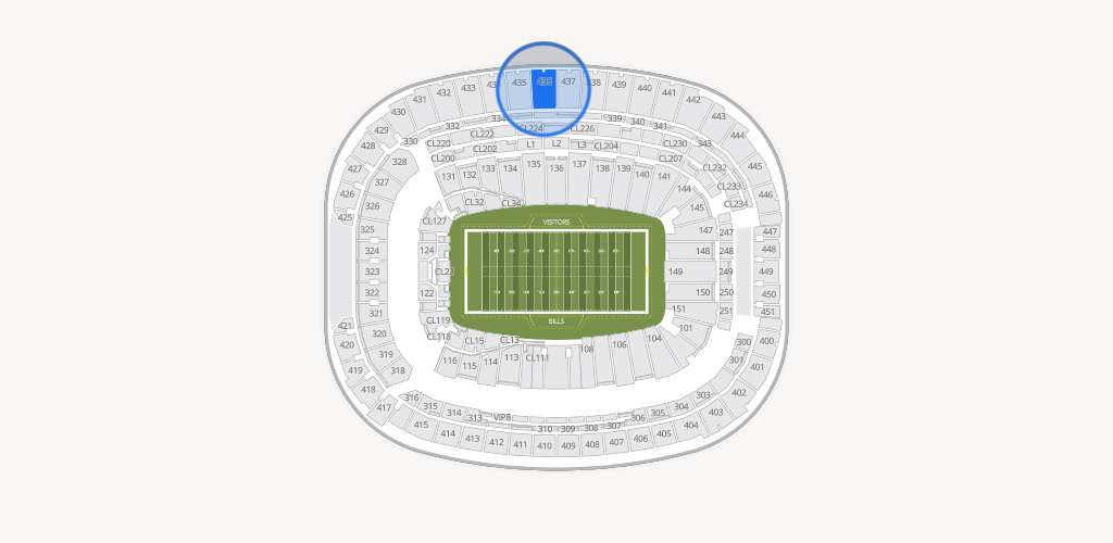 Highmark Stadium - NY Seating Chart