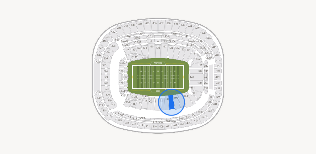Highmark Stadium - NY Seating Chart