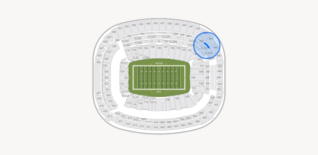Highmark Stadium - NY Seating Chart