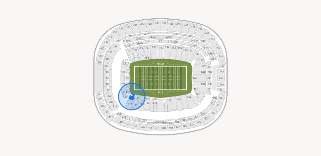 Highmark Stadium - NY Seating Chart