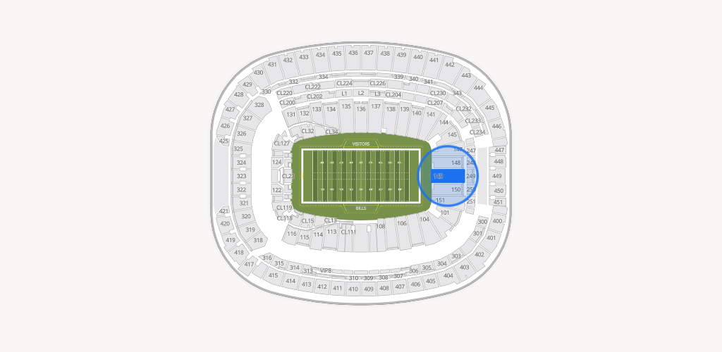 Highmark Stadium - NY Seating Chart