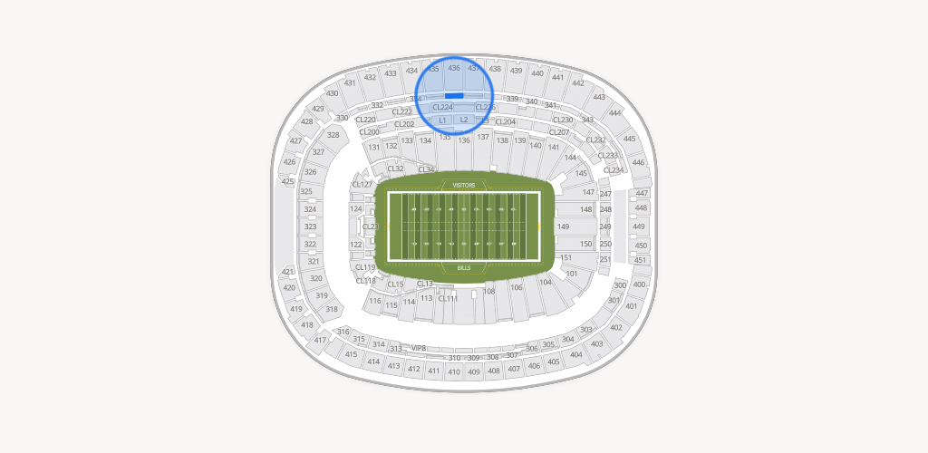 Highmark Stadium - NY Seating Chart