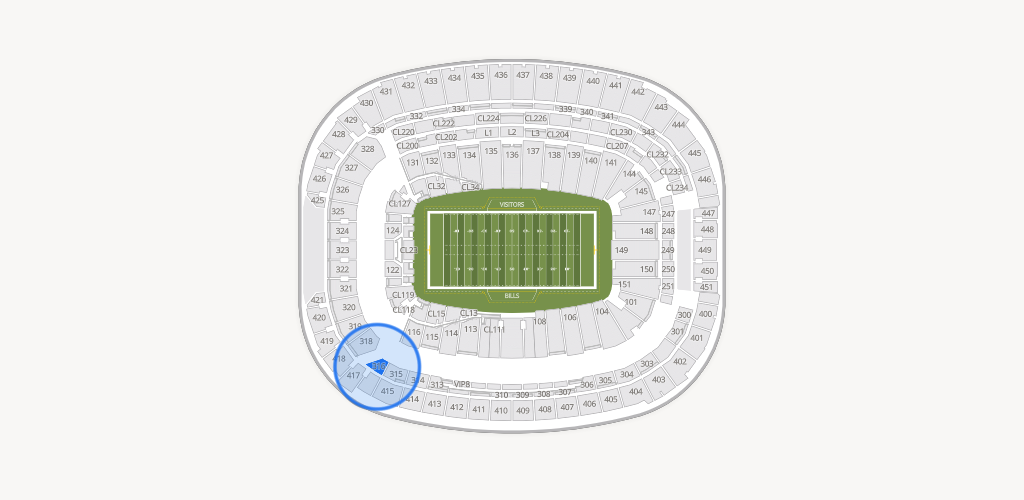 Highmark Stadium - NY Seating Chart