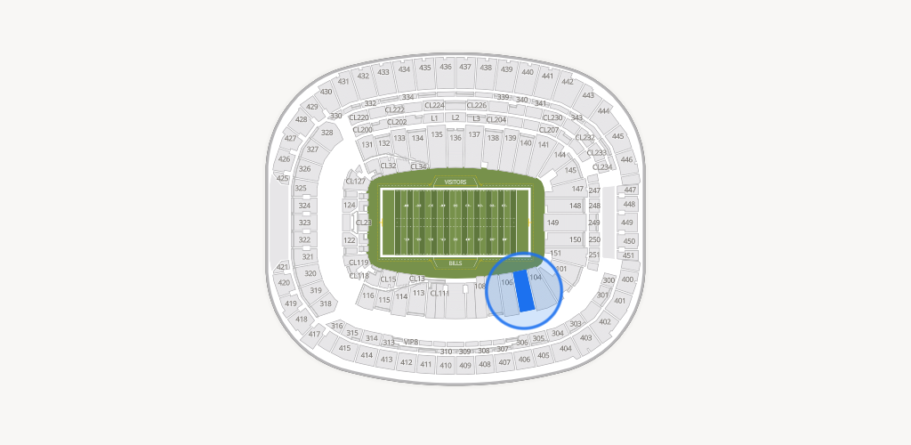 Highmark Stadium - NY Seating Chart