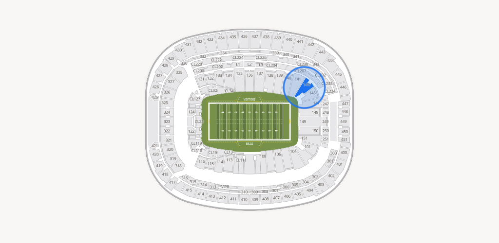 Highmark Stadium - NY Seating Chart