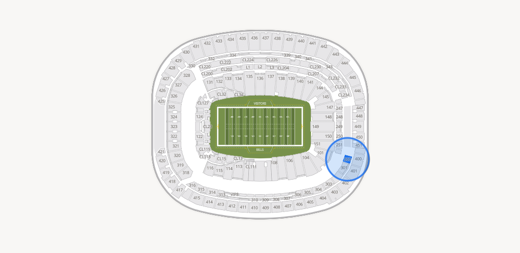 Highmark Stadium - NY Seating Chart
