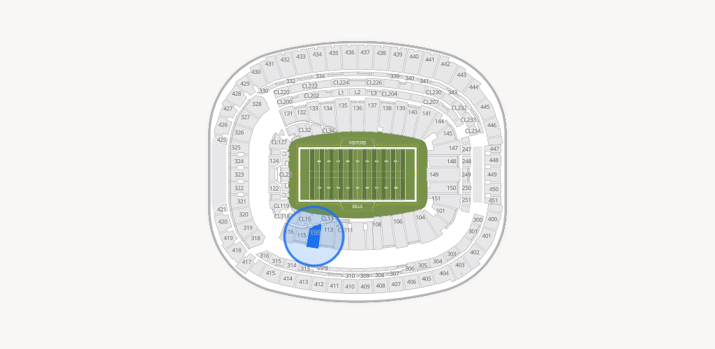 Highmark Stadium - NY Seating Chart