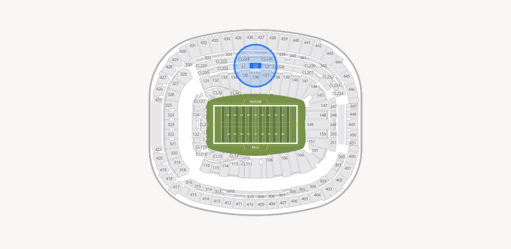 Highmark Stadium - NY Seating Chart