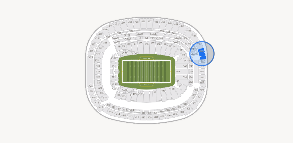 Highmark Stadium - NY Seating Chart