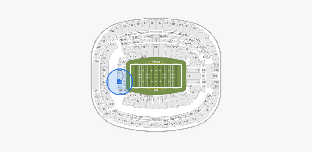 Highmark Stadium - NY Seating Chart