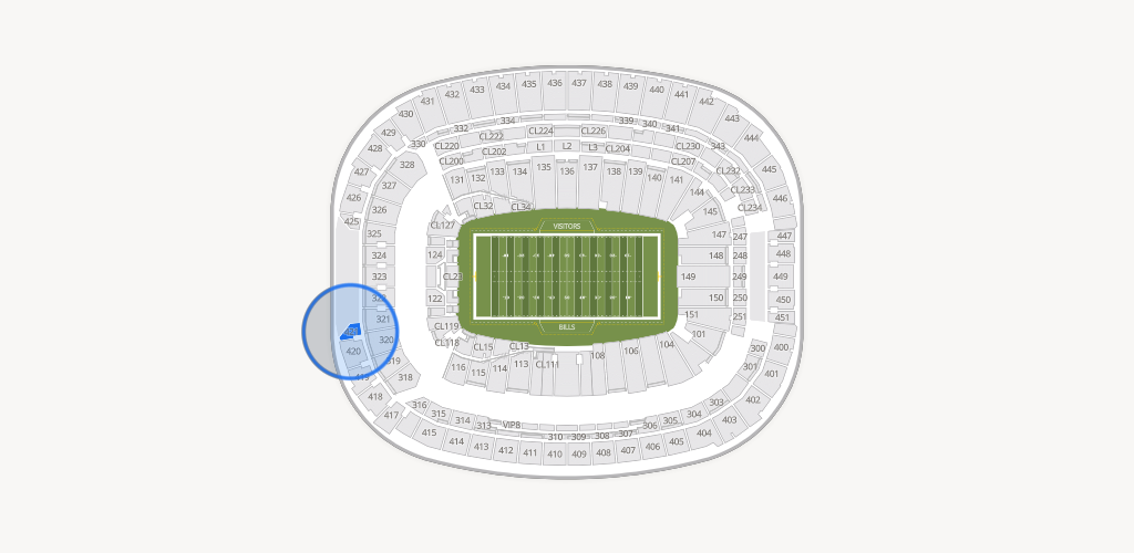 Highmark Stadium - NY Seating Chart