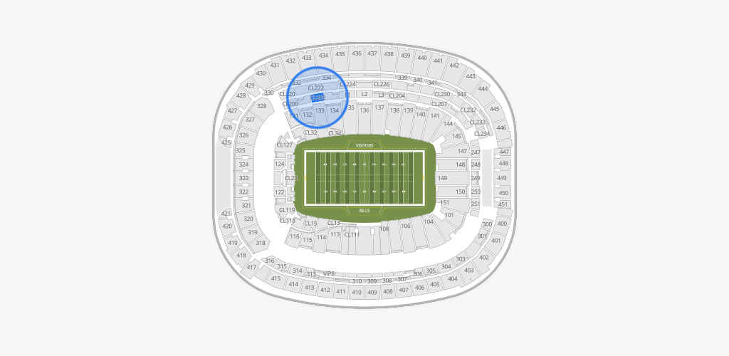 Highmark Stadium - NY Seating Chart