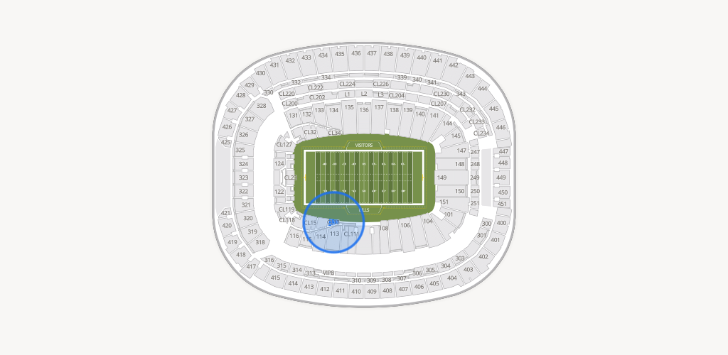 Highmark Stadium - NY Seating Chart