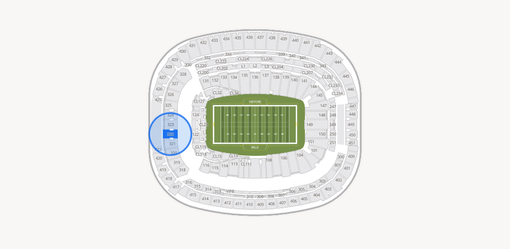 Highmark Stadium - NY Seating Chart