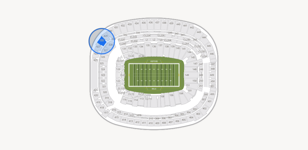 Highmark Stadium - NY Seating Chart