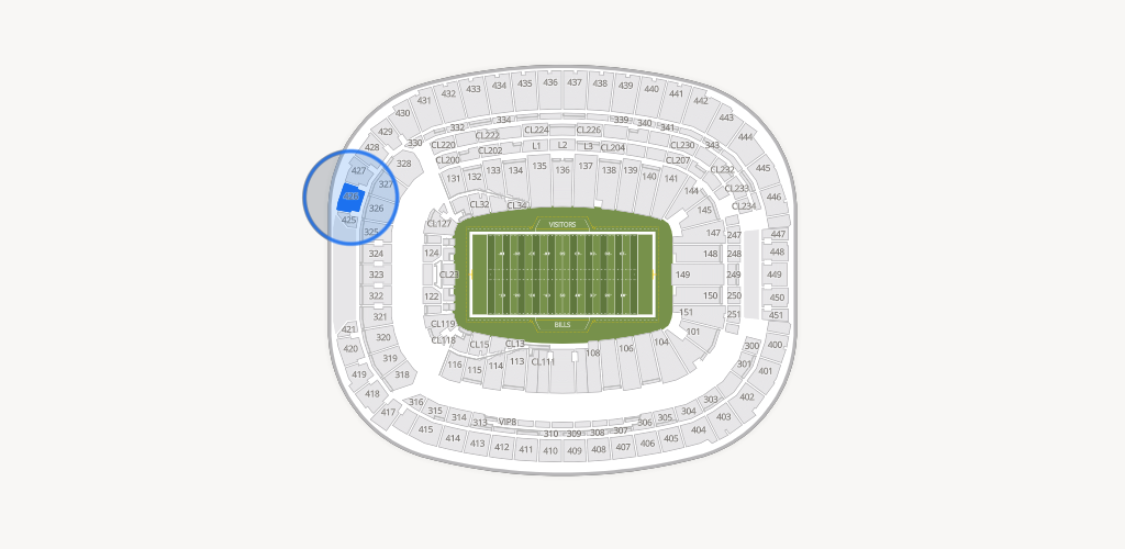 Highmark Stadium - NY Seating Chart