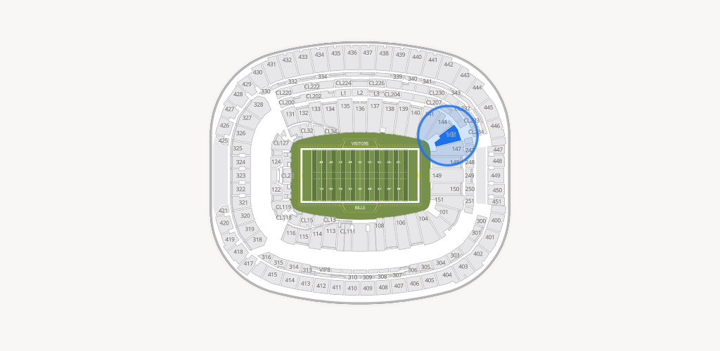 Highmark Stadium - NY Seating Chart