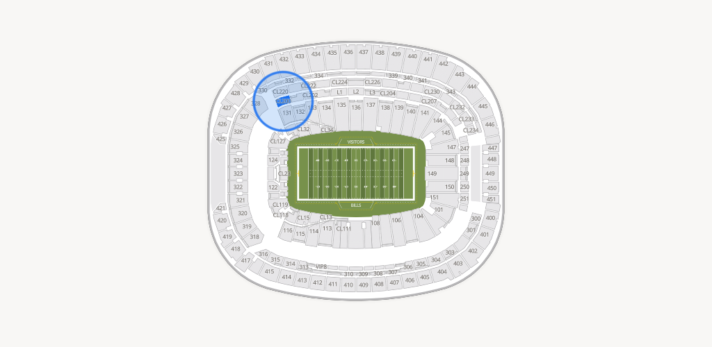 Highmark Stadium - NY Seating Chart