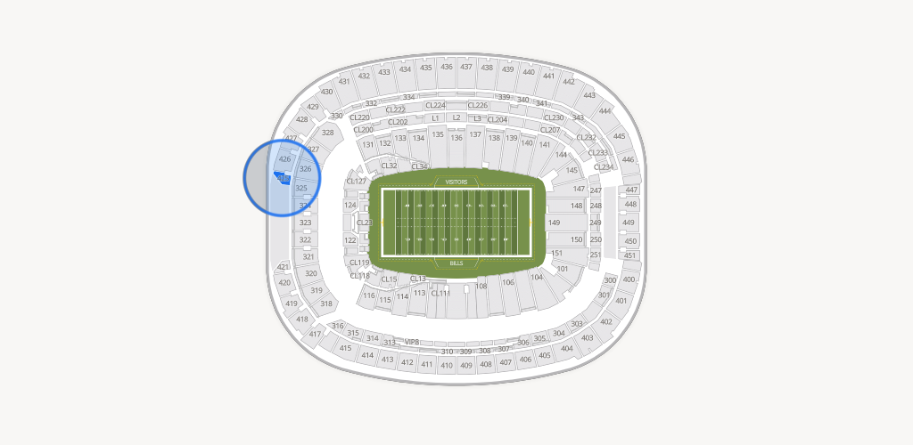 Highmark Stadium - NY Seating Chart