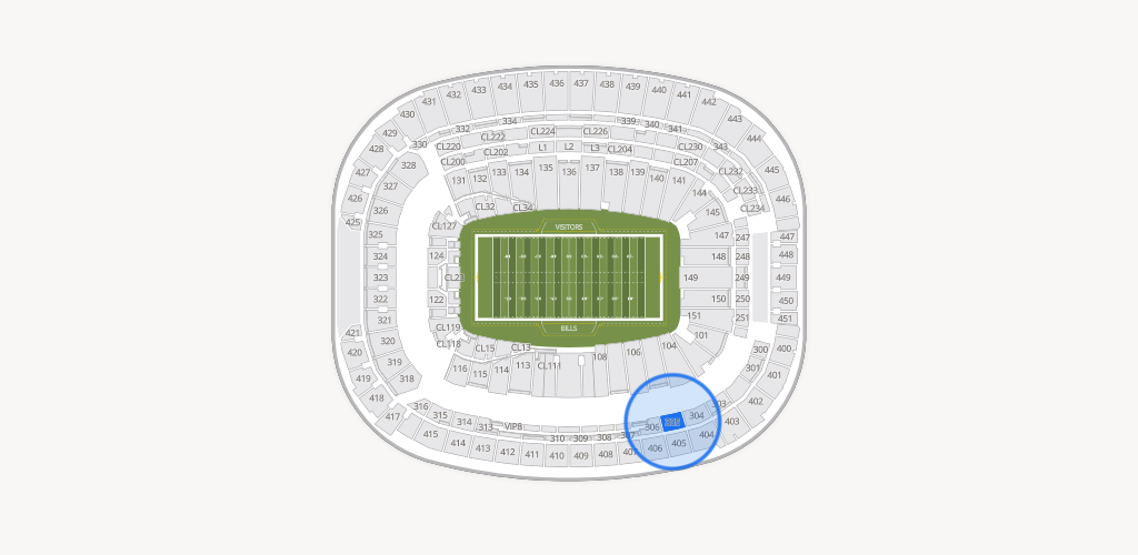Highmark Stadium - NY Seating Chart