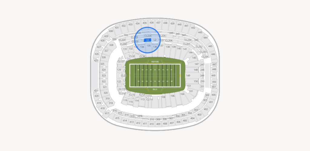 Highmark Stadium - NY Seating Chart