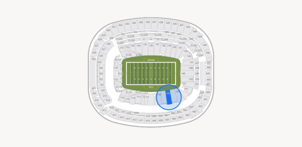 Highmark Stadium - NY Seating Chart