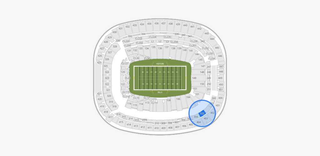 Highmark Stadium - NY Seating Chart