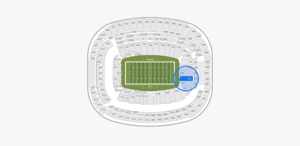 Highmark Stadium - NY Seating Chart