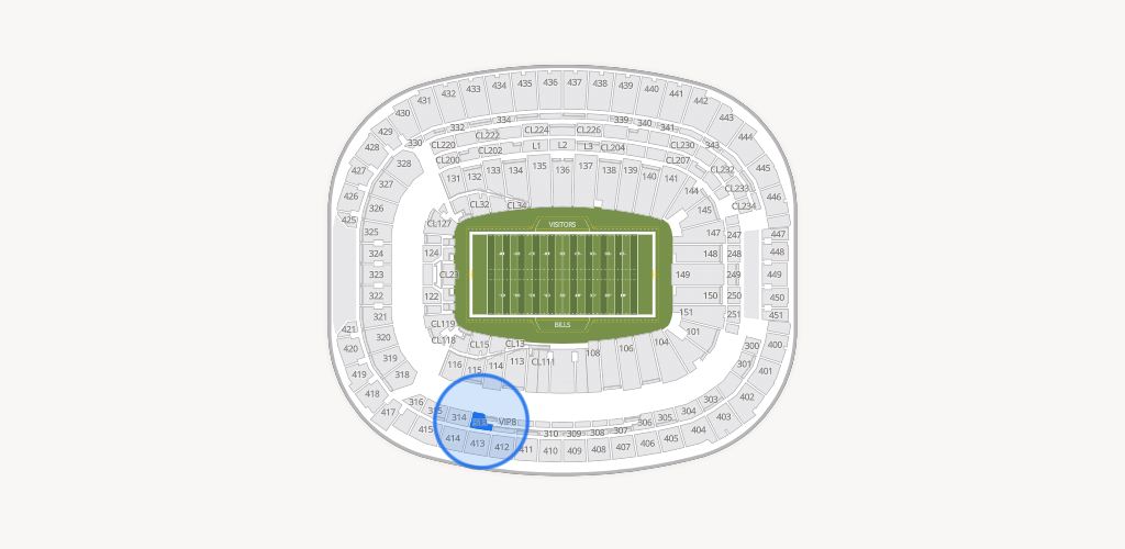 Highmark Stadium - NY Seating Chart