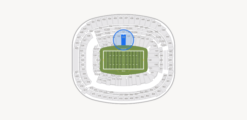Highmark Stadium - NY Seating Chart