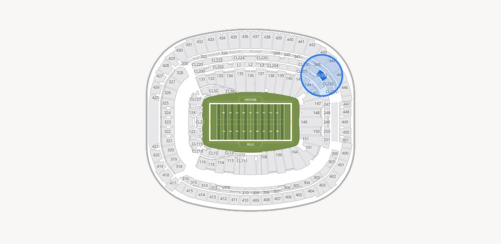 Highmark Stadium - NY Seating Chart