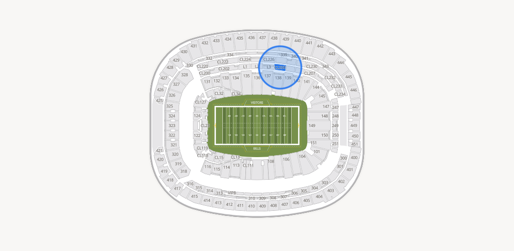 Highmark Stadium - NY Seating Chart