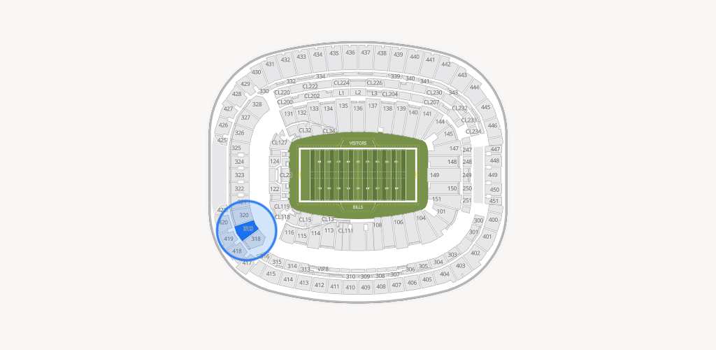Highmark Stadium - NY Seating Chart