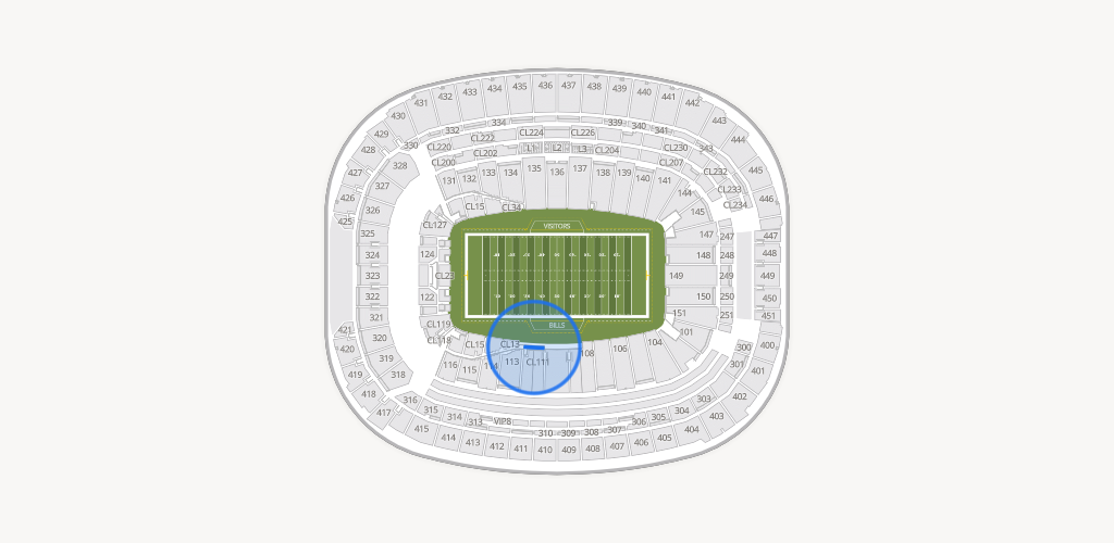 Highmark Stadium - NY Seating Chart