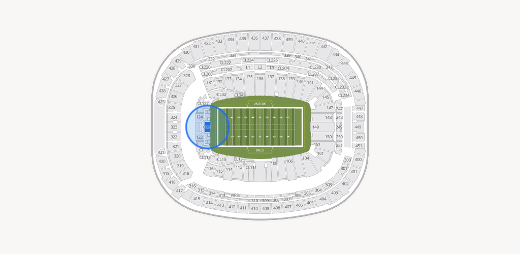 Highmark Stadium - NY Seating Chart