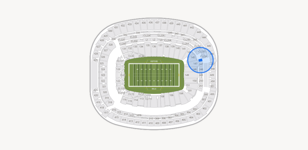 Highmark Stadium - NY Seating Chart