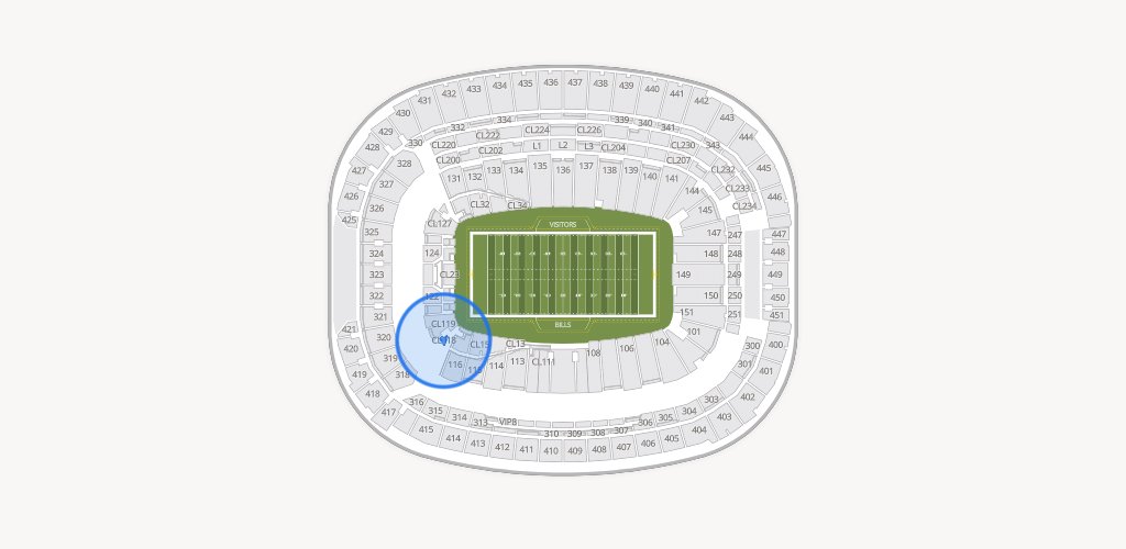 Highmark Stadium - NY Seating Chart