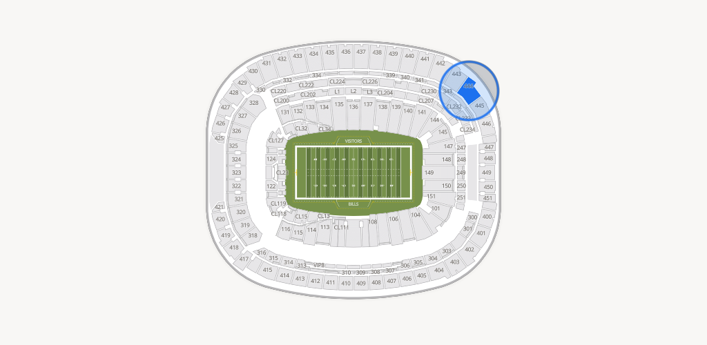 Highmark Stadium - NY Seating Chart